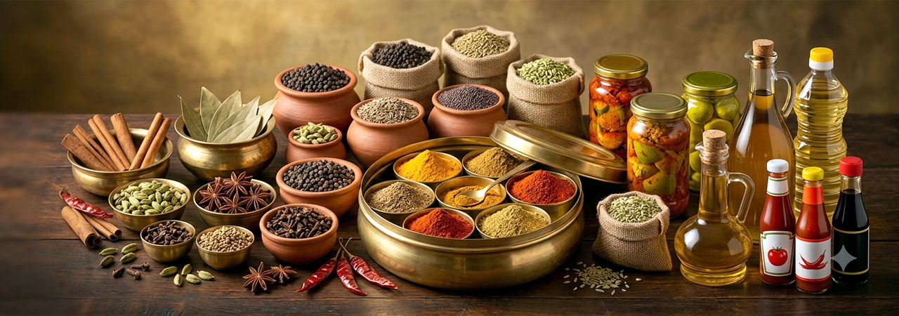মসলা ও রান্নার উপকরণ