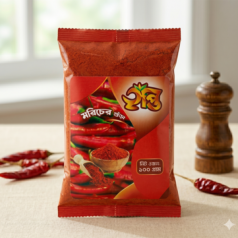 কররানি মরিচ গুঁড়া  ১০০ গ্রাম