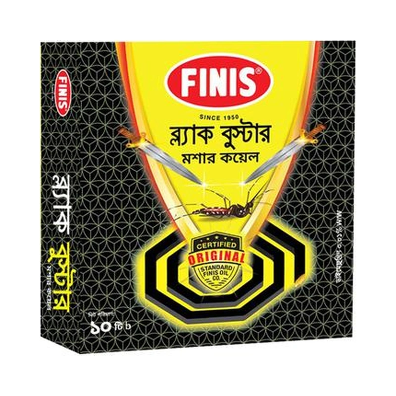 ফিনিস ব্ল্যাক বুস্টার মশার কয়েল (১০ পিস)