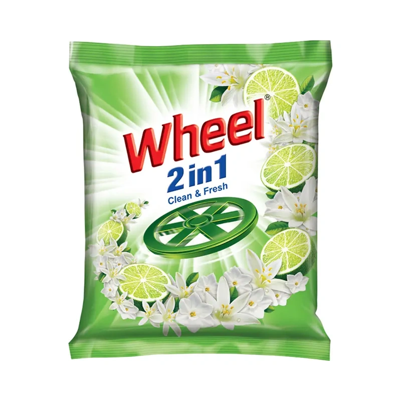 Wheel Clean & Fresh 2in1 Detergent Powder 500gm