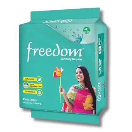ফ্রিডম সেনেটারি ন্যাপকিন ১৫ প্যাড